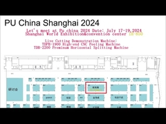 2200 mm largeur de coupe machine de coupe de mousse en PU Splitter horizontal automatique Siemens servo électronique