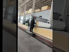 TDPA-2150 machine de découpe de mouvement de voie de chemin de fer horizontale à décapage de blocs de mousse longs en feuille