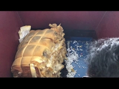 Machine à déchiqueter l'éponge en mousse de PU rebound emballée dans un emballage complet compacté