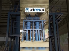 Plaque de pression à vapeur en mousse de cylindre reconditionnée, réservoir de moulage triple, chaîne de travail de moussage