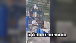 Rendement élevé continu vertical de machine de mousse de TDP 1500