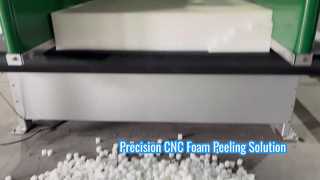 Éplucheur de mousse CNC de précision pour rouleaux de mousse PU de haute qualité