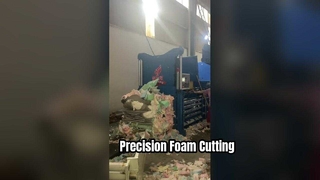 Machine de découpe de mousse, précision de couteau à bande verticale