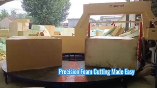 Coupeur de mousse horizontal automatique, découpage de haute précision