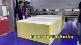 Machine de découpe de mousse horizontale précise pour les usines