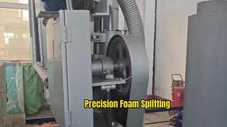Solution de division de précision pour machine de découpe de mousse