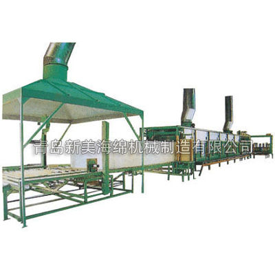 Chaîne de production horizontale écumante continue automatique de polyuréthane de machine