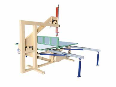 EVA professionnel coupeuse de mousse verticale machine de coupe angulaire de mousse de polyuréthane
