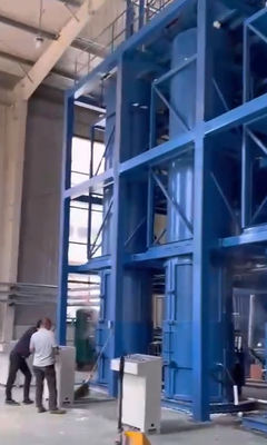 Équipement renouvelable en mousse recyclée Triple tir réservoir de moule de cylindre Full auto Siemnes Bonding et moulage à la presse à vapeur