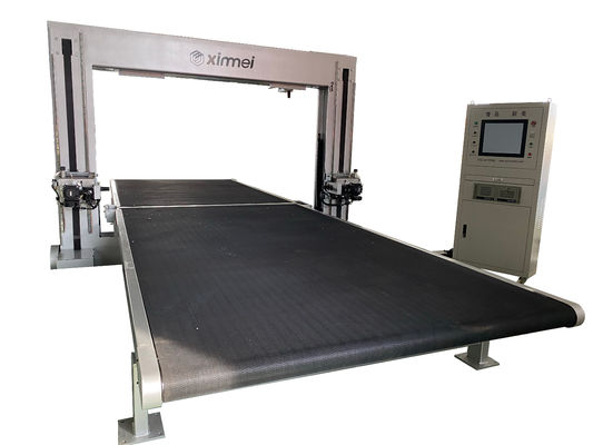 Machine de découpe CNC automatique à double lame oscillante pour blocs de mousse de 3000x2300x1300 mm avec une tolérance de ±0,5 mm