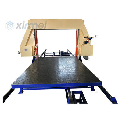 Machine de découpe horizontale de mousse de PU avec table de travail Delta VFD et appareil d'aspiration d'air pour la coupe de précision