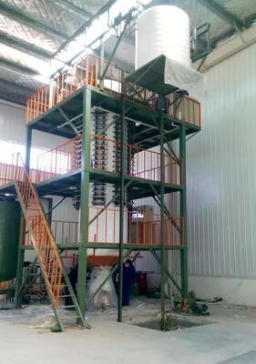 Ligne de production continue verticale de mousse PU Bouteille d'éponge 8~50 kg/m3 Densité TDP-1500